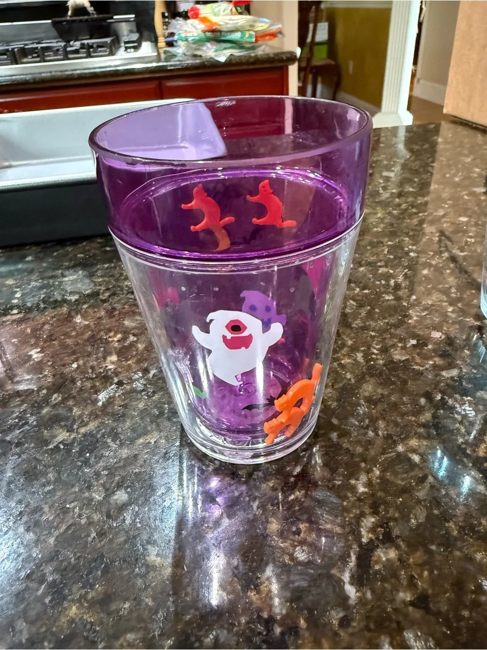 Bundle of 3 Fun Halloween Cups w/ Shaking Liquid